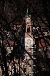 Veduta sul campanile di San Martino. Foto di Sara Crugnola